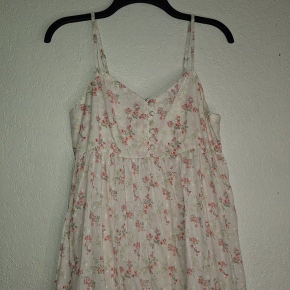 NWT Shabby Chic Floral Print Maxi Summer Dress Small - Picture 3 of 11